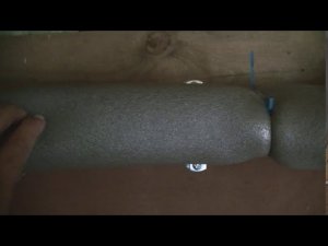 Утепление труб ПНД, водоснабжения в подвале: 2-я часть
