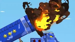 Мультфильмы Про Танки. Гигантская Пила-Бульдозер-Танк Разрушает Все! Мультики Для Детей И Малышей-Об