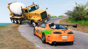 Спуски с обрыва #1 - BeamNG DRIVE