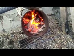 14.07.2018 - ПЕЧЬ РАКЕТА НА УГЛЕ