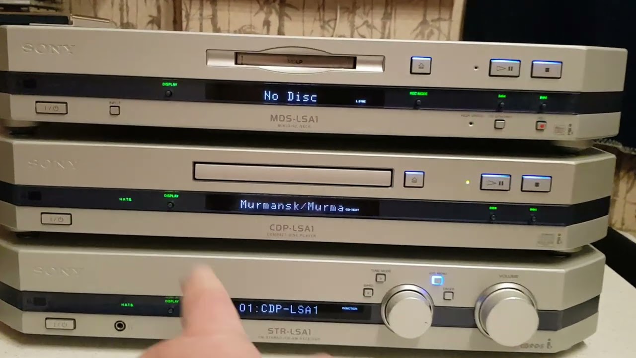 SONY LSA1 ( стерео ресивер, CD проигрыватель, MD проигрыватель) 89046086831 смотреть онлайн