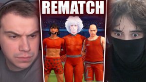 ГЛЕБ ИГРАЕТ в REMATCH #7 / ЯКУШКИН (Ростик, Витя, Хелин) | Sasavot