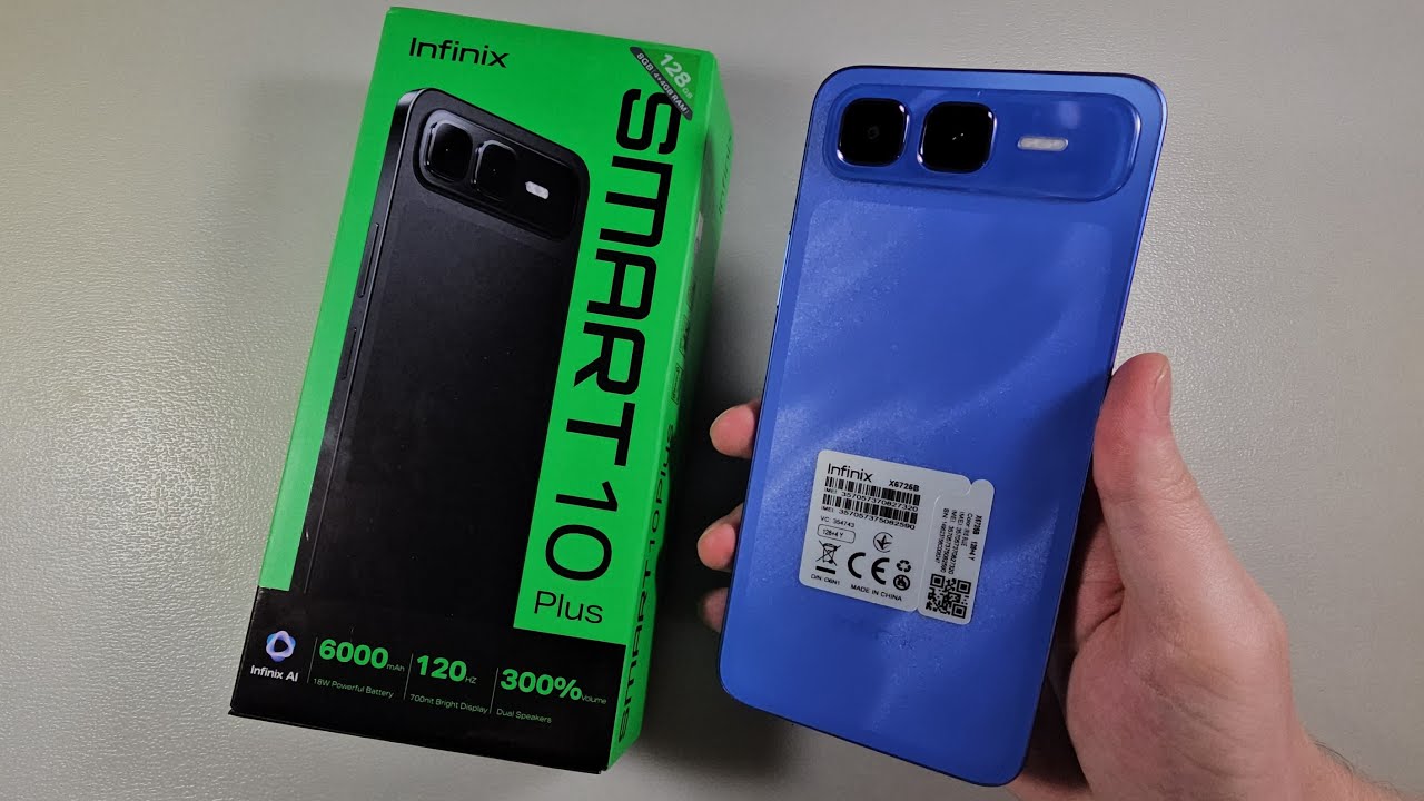 ОБЗОР Infinix Smart 10 Plus 4/128GB ПЛЮСЫ И МИНУСЫ смотреть онлайн