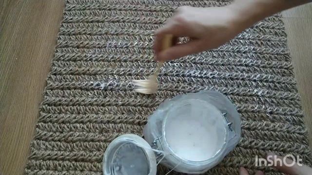 Начала вязать джутовый коврик и не смогла остановиться