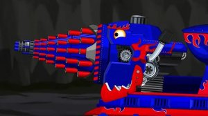 Мультфильмы Про Танки. Гигантская Пила-Бульдозер-Танк Разрушает Все! Мультики Для Детей И Малышей-Об
