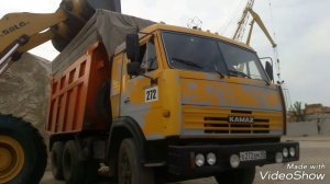 Рейсы за песком и щебнем на Камазе