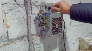 отопление  гаража на отработке и электрокотел