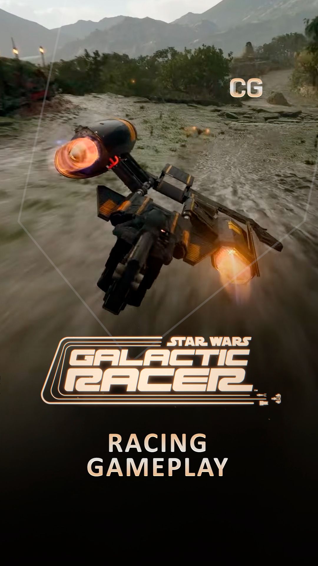 Star Wars - Galactic Racer™ - Погоня геймплей #шортс