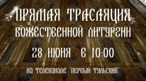 Божественная литургия из Успенского собора Тульского кремля.
