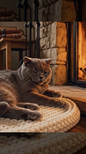 Никто не отдыхает лучше котиков
