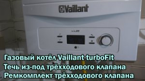 Котёл Vaillant turbofit. Течь из-под трёхходового клапана. Решено