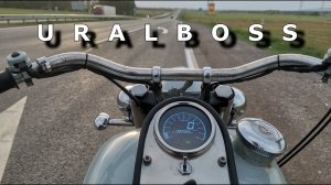 Мотоцикл Урал 160км/ч. /  Motorcycle Ural 160 km/h.