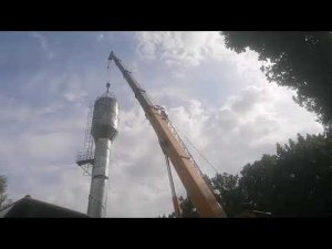 демонтаж водонапорной башни, все пошло не по плану.