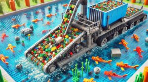 Технология Lego удаляет миллионы пластиков из океана 🗑️ Lego Auto Tech