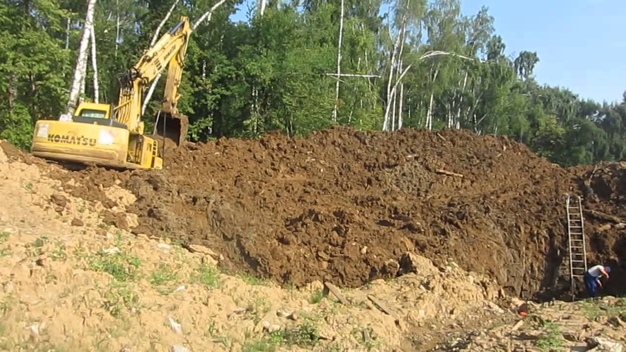Рытье траншеи под дренаж смотреть онлайн