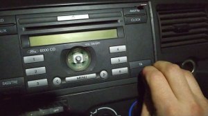 Снятие магнитолы форд 6000cd подручными средствами