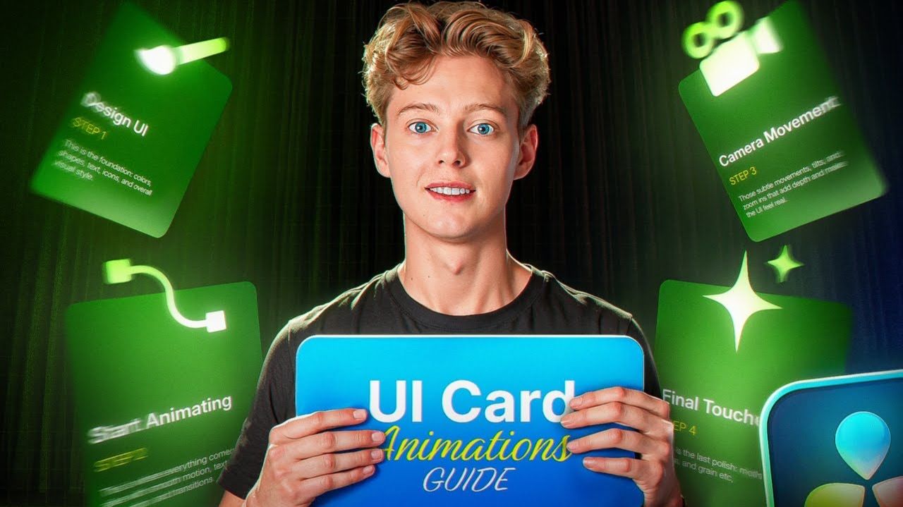 Create Smooth UI Card Animations That Look PREMIUM (DaVinci Resolve)