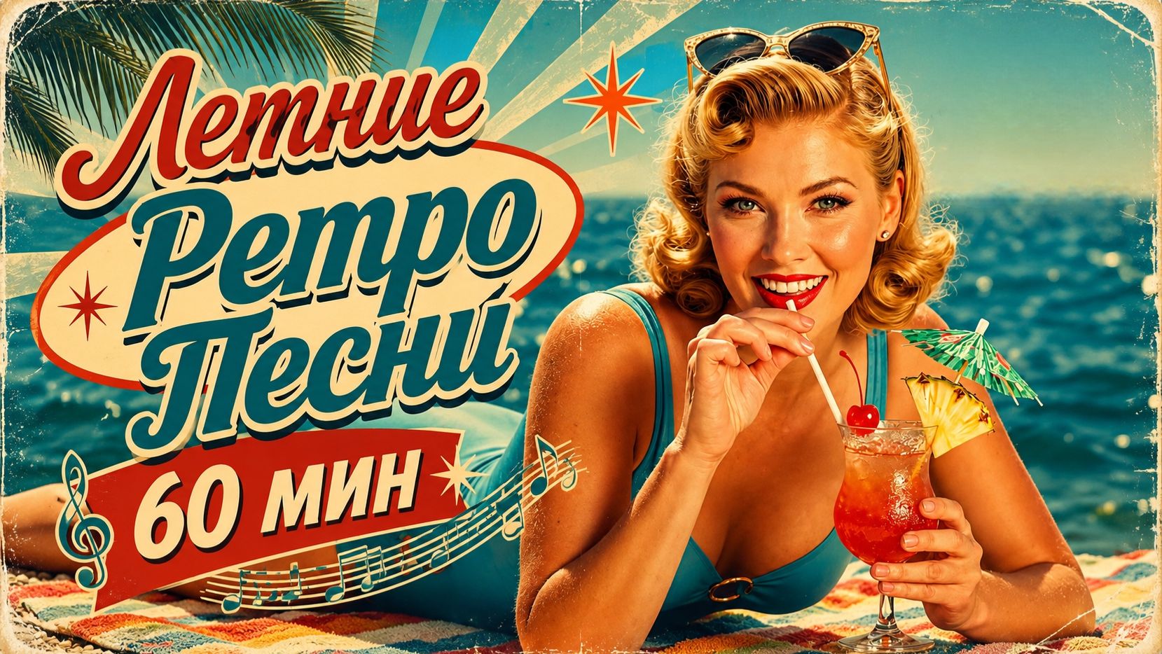 Летние Ретро песни 🌊 Ностальгические хиты в стиле Америка 1950-х 🌊 Романтика и любовь!
