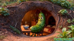 Весёлый огуречик🎶🥒Детская песня🎵 мультик для детей🎈
