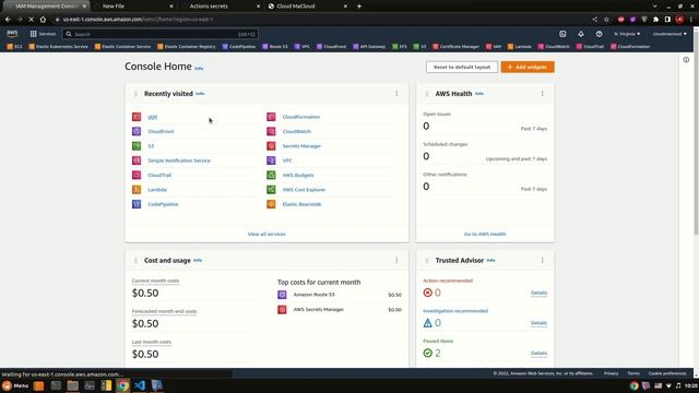 CI/CD Github Actions для статического сайта в S3 и CloudFront Invalidation используя IAM Role смотреть онлайн