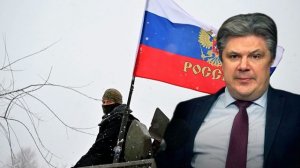 Над Константиновкой Русский флаг развивается гордо