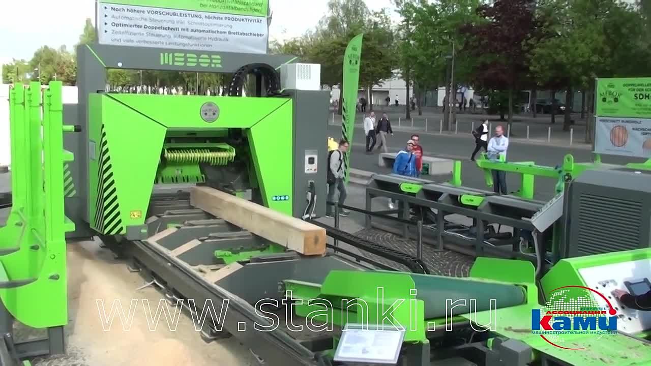 1 MEBOR HTZ 1300 PLUS Horizontal band saw; single and double cutting, soft wood 2015 смотреть онлайн