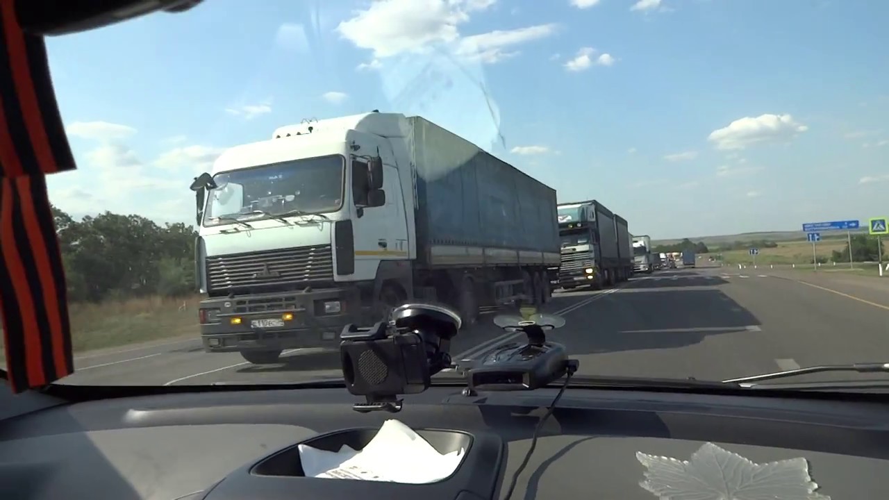 Жесть, нереальная пробка перед Лосево на М4 ДОН 16,08,17 смотреть онлайн