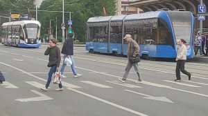 Автобусы, Электробусы и Трамваи в районе Соколиная Гора у метро Семёновская