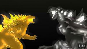 Термо эволюцианировавший Годзилла vs Хакайшин Годзилла | Анимация от ADMYT Animations