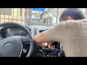Установка магнитолы на Ладу Гранту за 9 минут