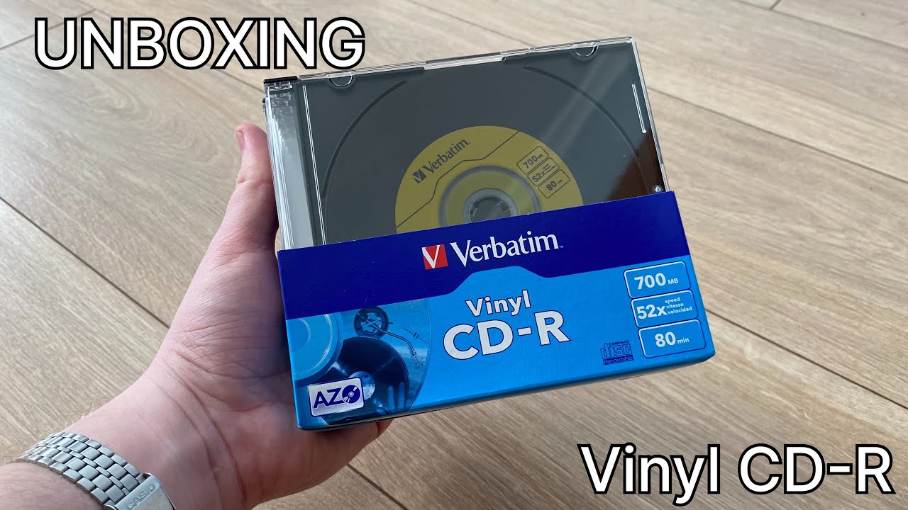 РАСПАКОВКА | ВИНИЛОВЫХ CD-R ДИСКОВ | VERBATIM VINYL CD-R💿 смотреть онлайн