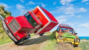 Спуски с обрыва #2 - BeamNG DRIVE