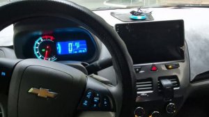 Chevrolet Cobalt . Установили андроид, мультируль и датчик температуры