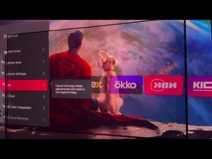 Как настроить размер изображения и коррекцию трапеции на проекторах Vidda?