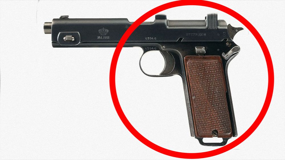 9-мм самозарядный пистолет «Штейер» (Steyr)