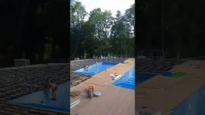 Строительство частного бассейна Инфинити.
