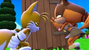 Tails and sticks farts animation