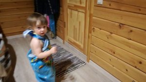 Вика в бане.