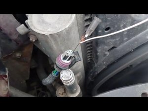 Проверка цепей датчика давления фреона Opel Zafira A