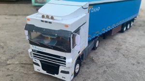 ДАФ XF105 ИЗ КАРТОНА. Седельный тягач...