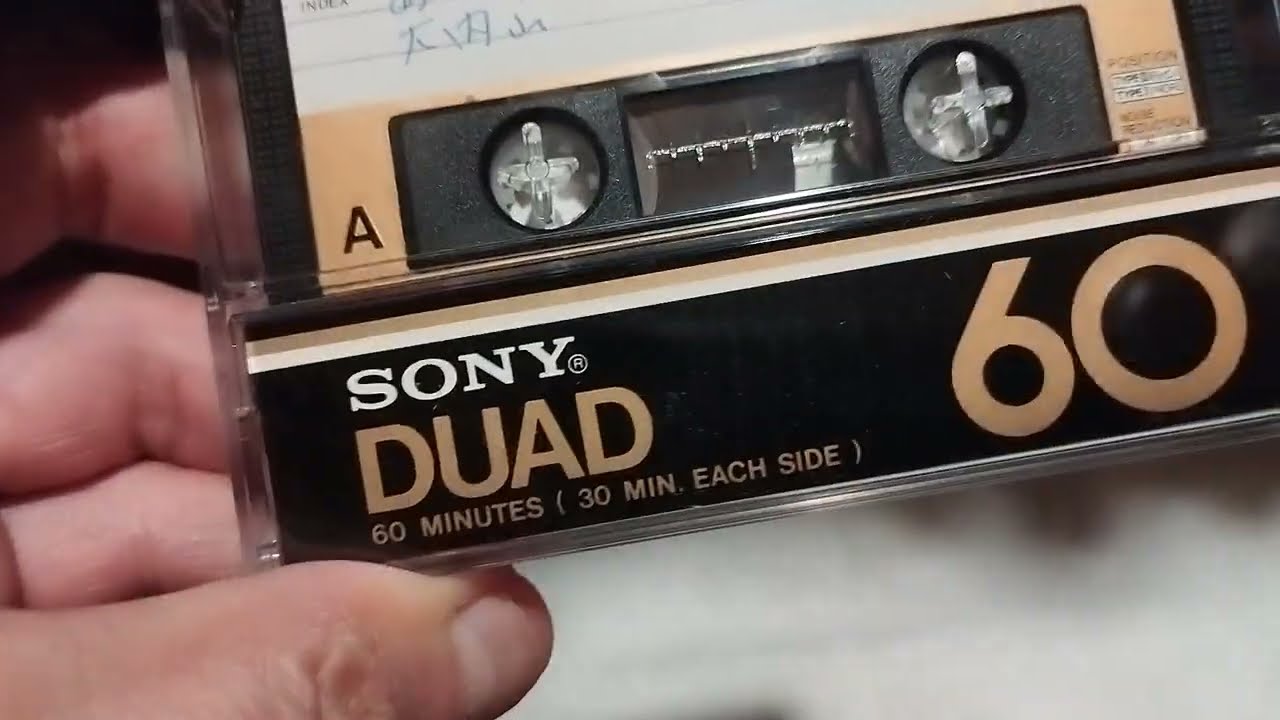 Редкая аудиокассета Тип 3.SONY DUAD. смотреть онлайн