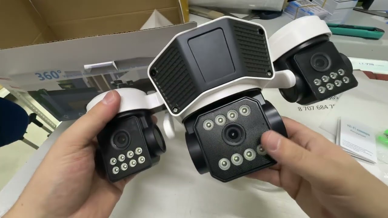 3в1 Уличная WiFi камера 360 L3 Ultra HD