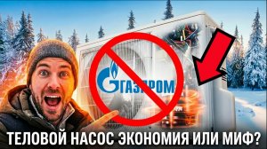 ОТОПЛЕНИЕ ЗА КОПЕЙКИ ! ВСЯ ПРАВДА об эффективности теплового насоса!