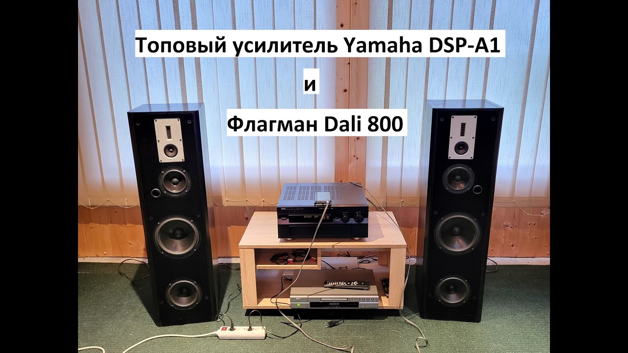 Топовые колонки Dali 800 на усилителе Yamaha DSP-A1 – любительский обзор от Макса смотреть онлайн