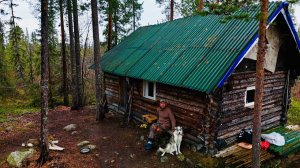 Отличная рыбалка в тайге у охотничьей избы