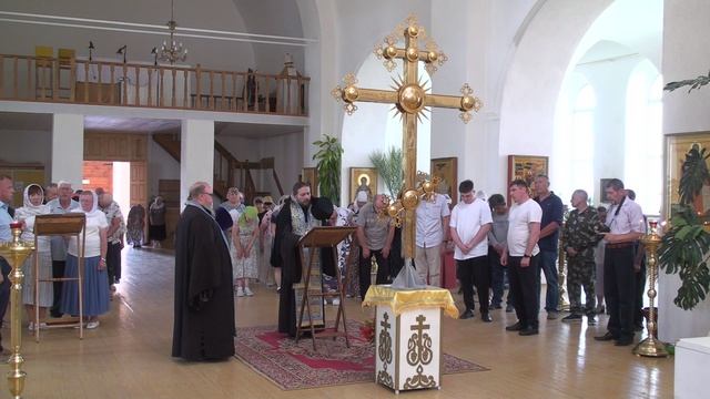 26.06.2026 г. в в Свято-Митрофановском храме села Верхний Мамон состоялось освящение нового креста н