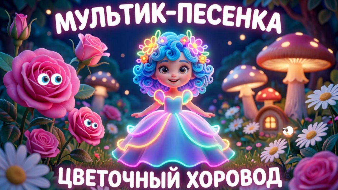 🌈НЕВЕРОЯТНО КРАСИВАЯ МУЛЬТИК‑ПЕСЕНКА: «ЦВЕТОЧНЫЙ ХОРОВОД»🌺ДОБРАЯ ИСТОРИЯ📜 И ЧУДЕСНАЯ МУЗЫКА 🎹!
