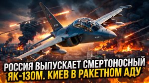 🚨 ШОК! Россия вывела ЯК-130М на поле боя. Киев пылает от ракетных залпов