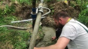 Рабочие моменты, опять вода в скважине кончилась…