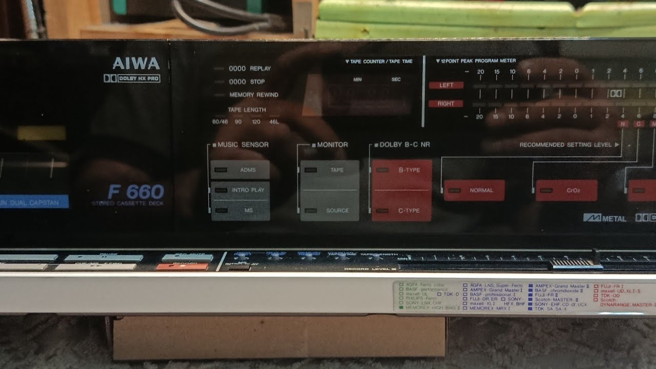 Aiwa AD-F660 после ремонта смотреть онлайн